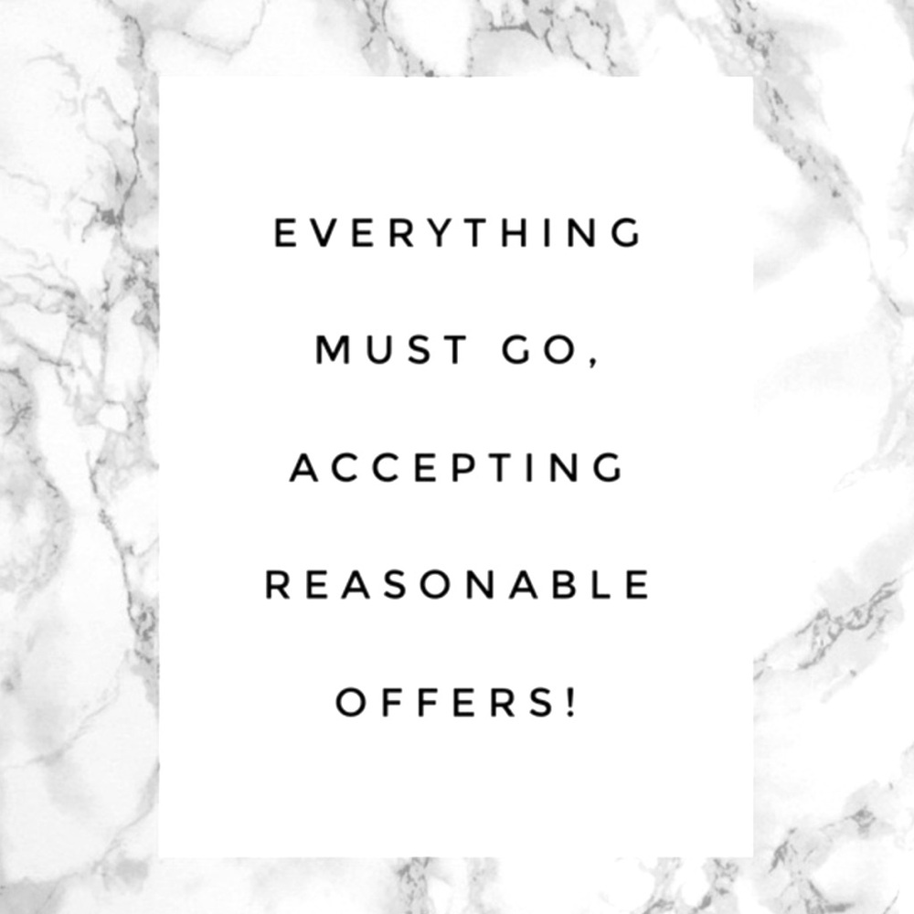 Cleaning out! Accepting all reasonable offers! Bundle and save!